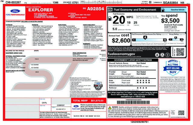 Used 2025 Ford Explorer ST AWD/4WD image 26