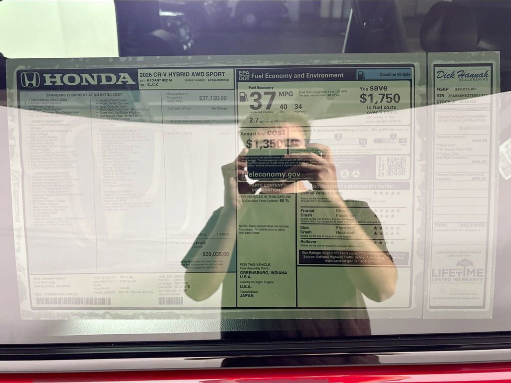 New 2026 Honda CR-V Sport image 24