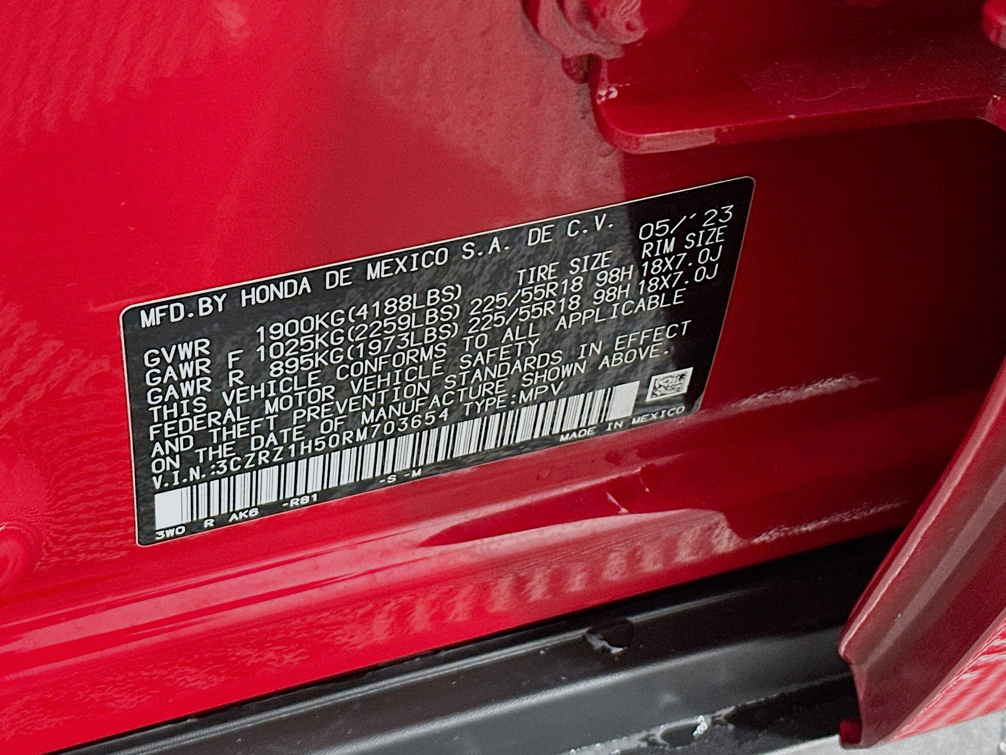 Used 2024 Honda HR-V Sport image 12