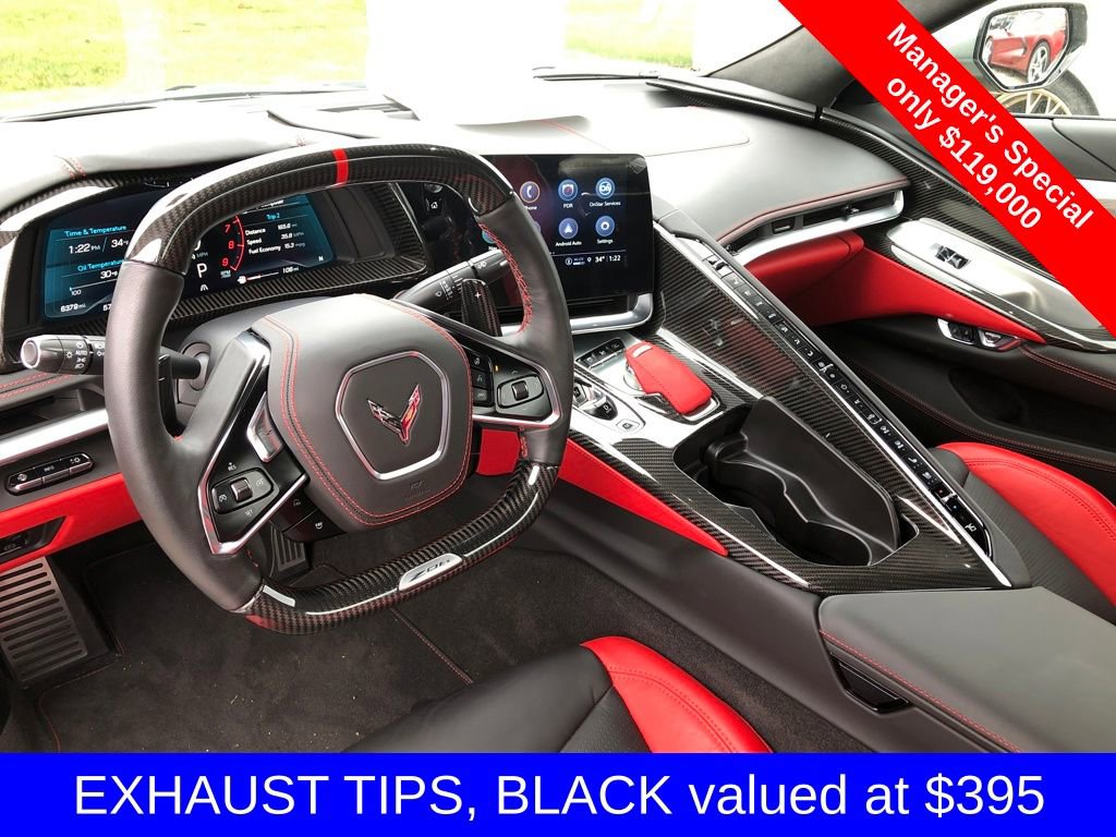 Used 2023 Chevrolet Corvette Z06 w/ Chrome Exterior Badge Package image 10