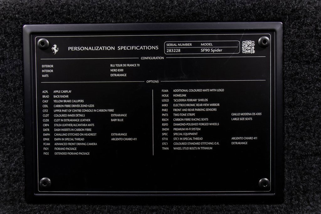 Certified 2022 Ferrari SF90 Spider image 63