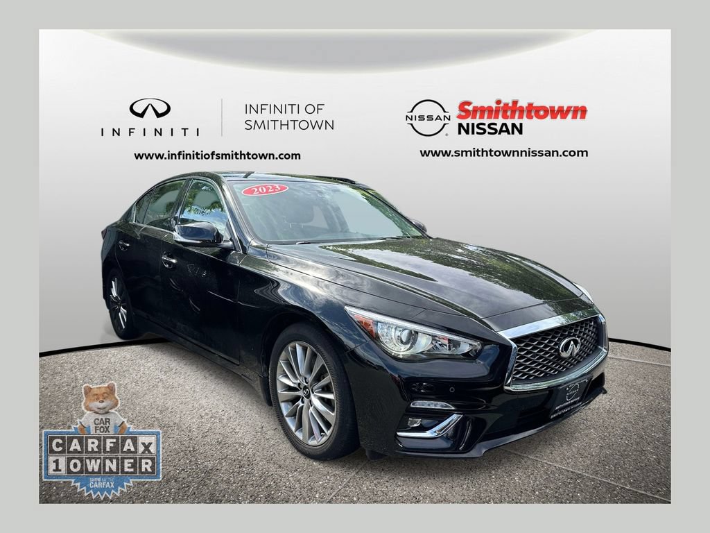 Used 2023 INFINITI Q50 Luxe w/ Cargo Package AWD/4WD video 1