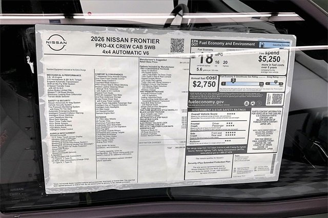New 2026 Nissan Frontier PRO-4X image 41