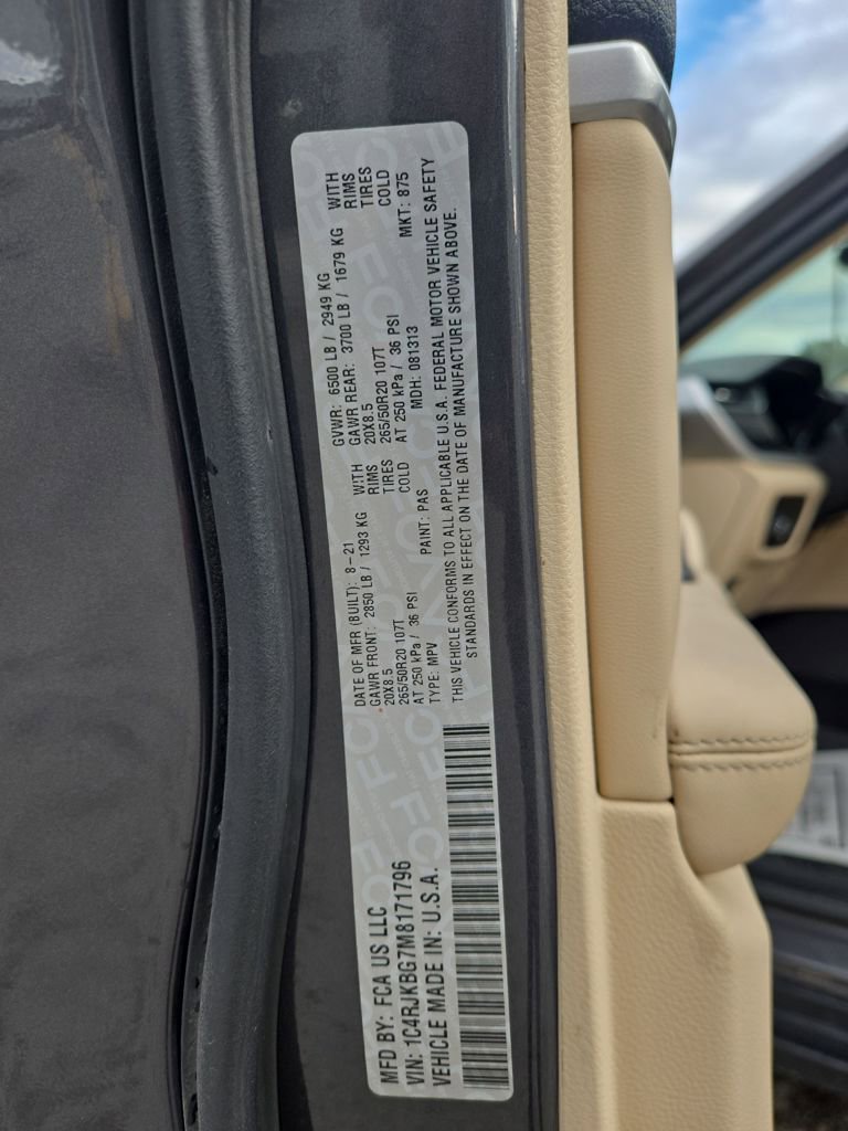 Used 2021 Jeep Grand Cherokee L Limited w/ Trailer Tow Group (B) image 31