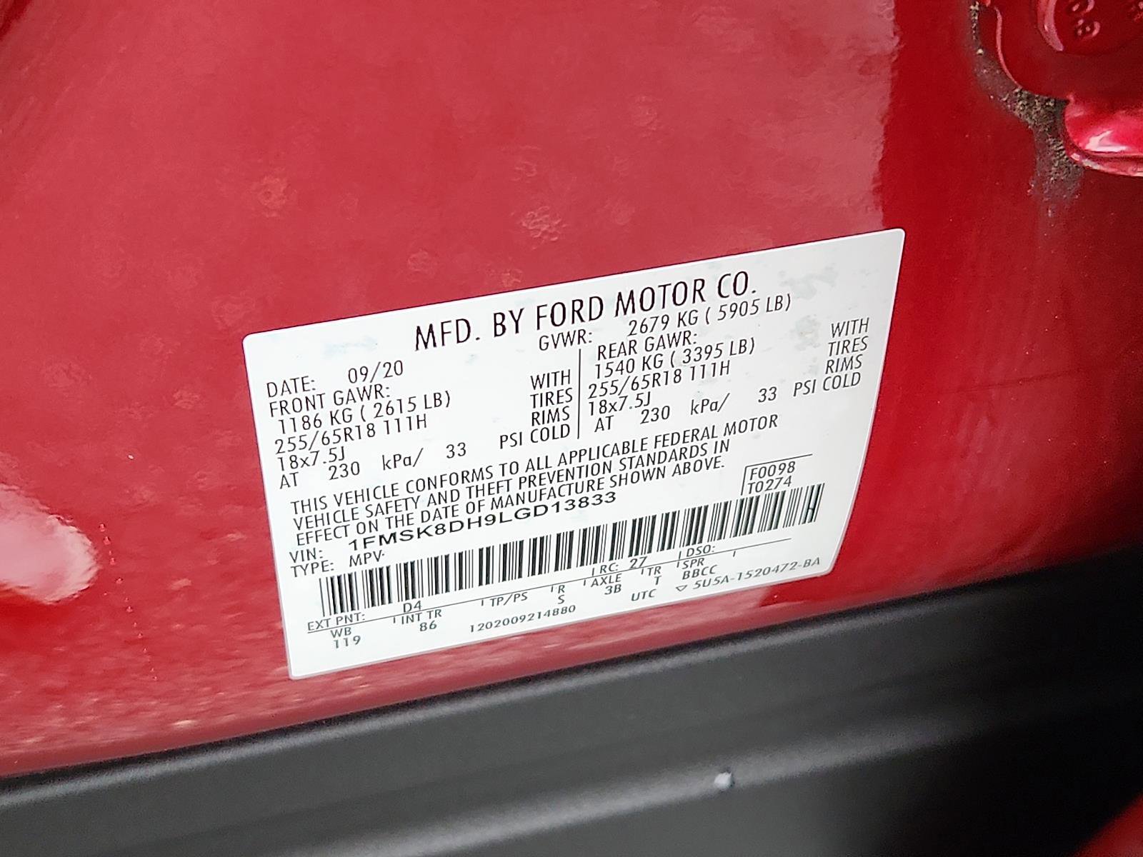 Used 2020 Ford Explorer XLT w/ Comfort Package image 26