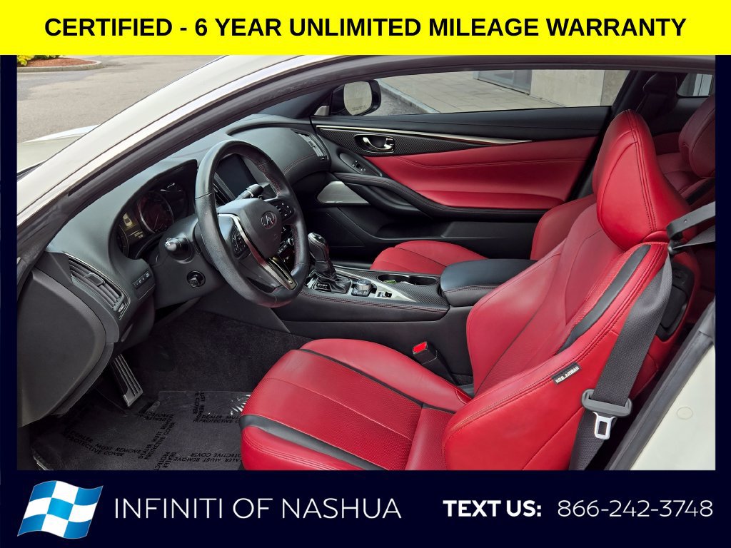 Certified 2022 INFINITI Q60 Red Sport 400 w/ Cargo Package AWD/4WD image 5