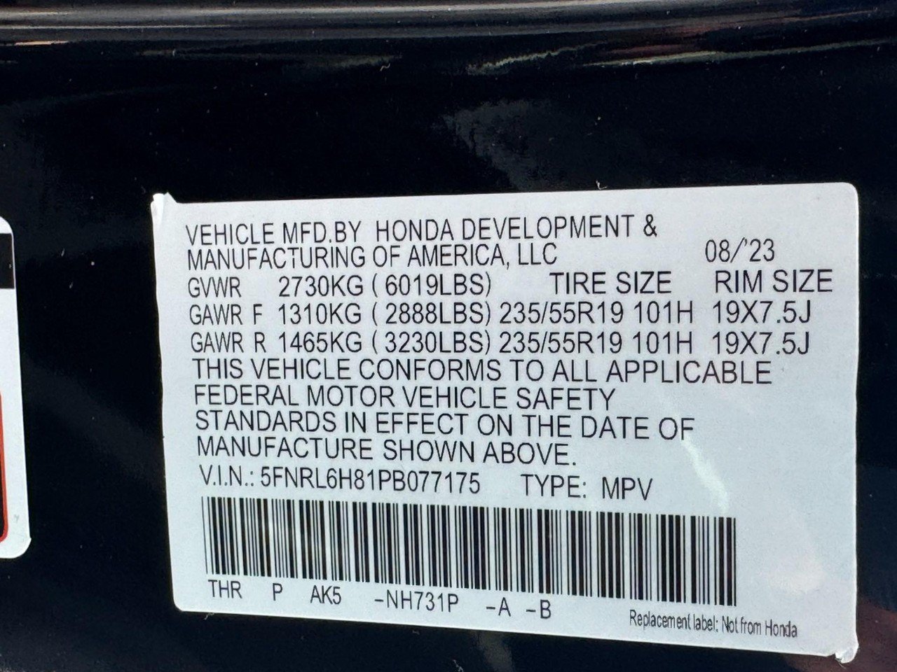 Used 2023 Honda Odyssey Touring image 27