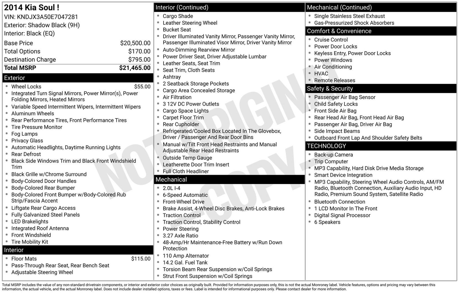 Used 2014 Kia Soul ! FWD image 3