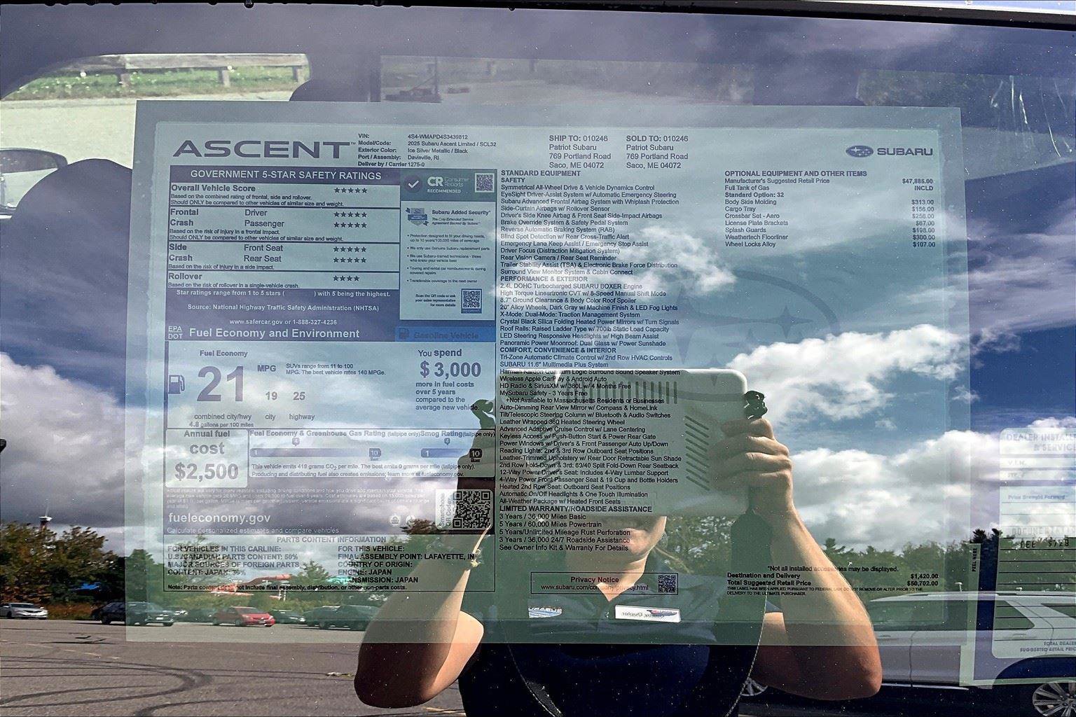 New 2025 Subaru Ascent Limited image 13