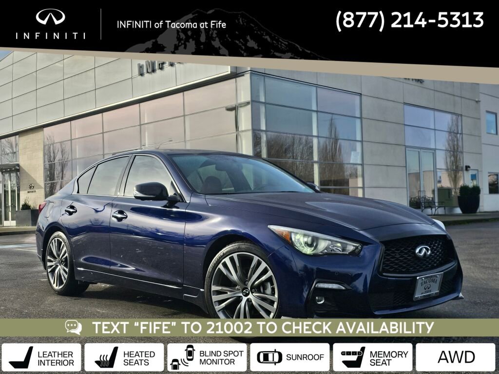 Used 2023 INFINITI Q50 Sensory w/ All Weather Package image 1