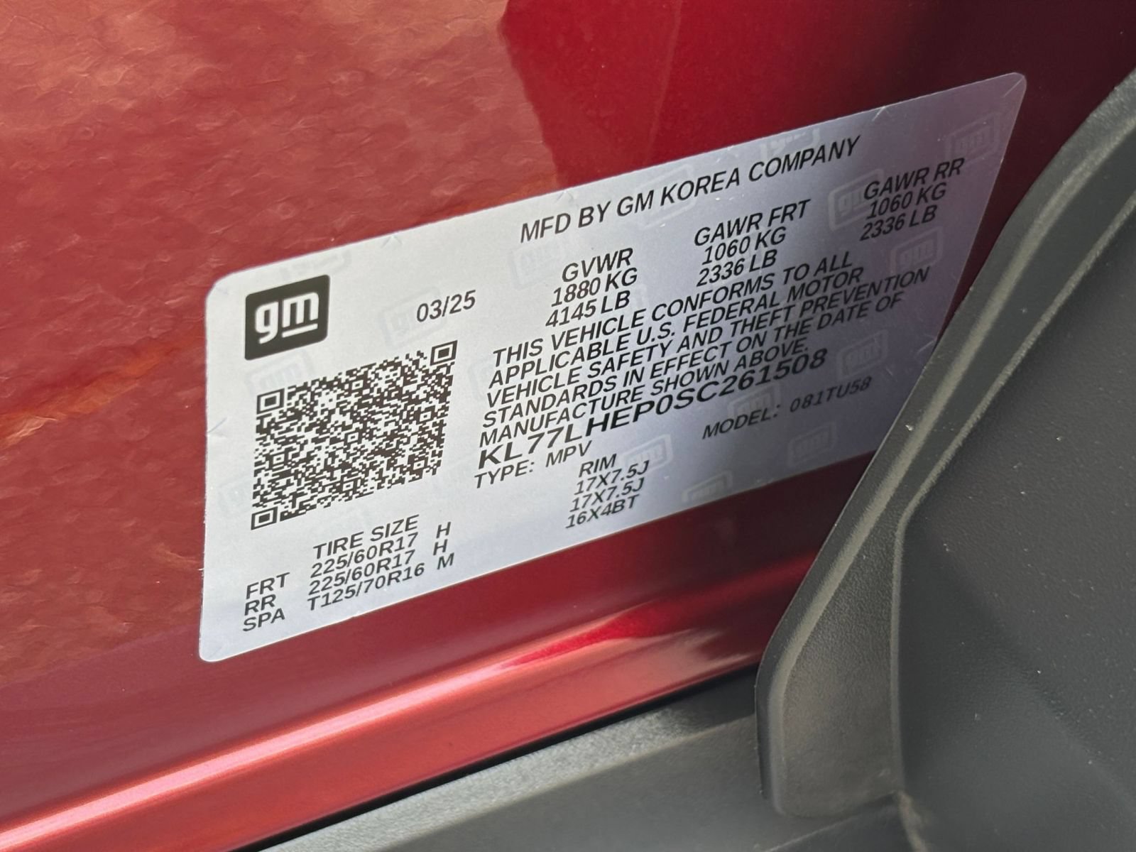 Used 2025 Chevrolet Trax LT w/ LT Convenience Package FWD image 51