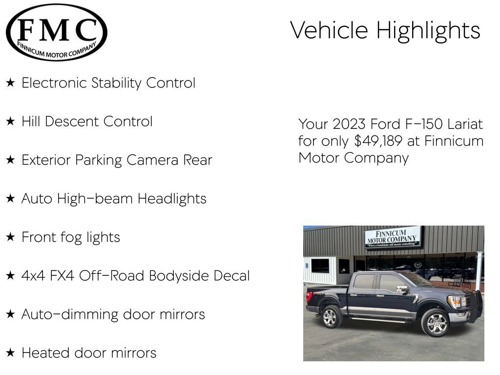 Used 2023 Ford F150 Lariat w/ FX4 Off-Road Package image 26