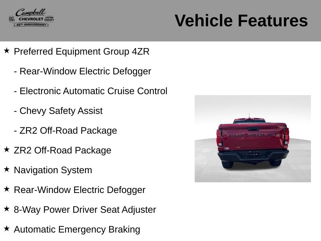 Used 2023 Chevrolet Colorado ZR2 AWD/4WD image 5