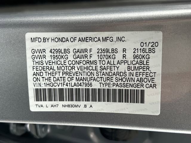 Used 2020 Honda Accord EX image 19