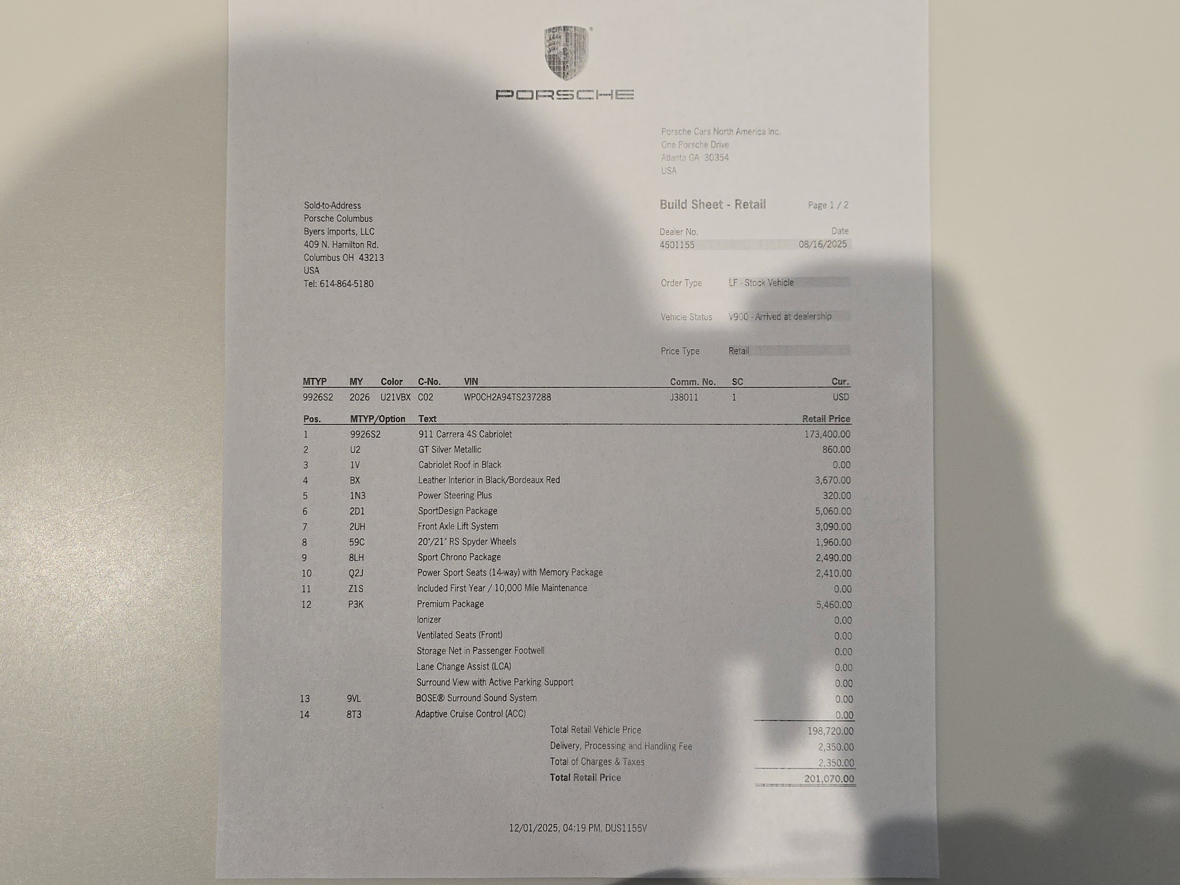 New 2026 Porsche 911 Carrera 4S image 29