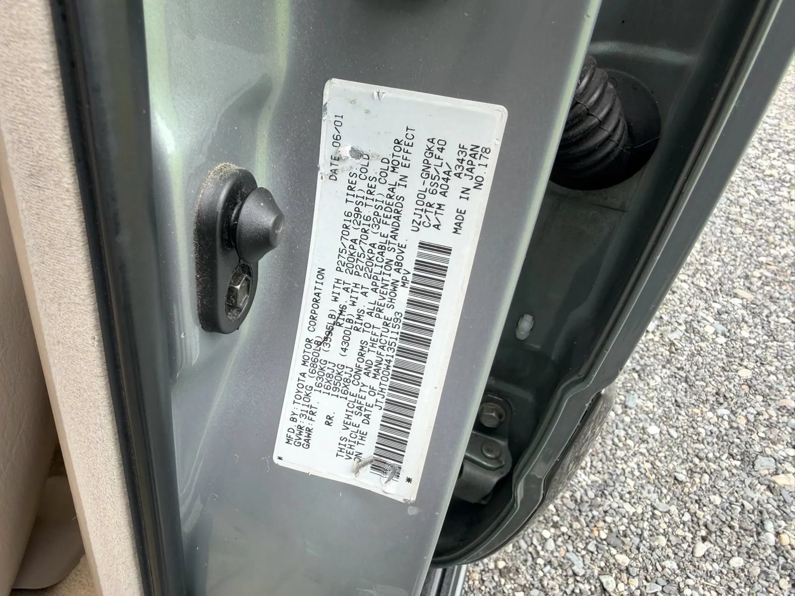 Used 2001 Lexus LX 470 4WD image 81