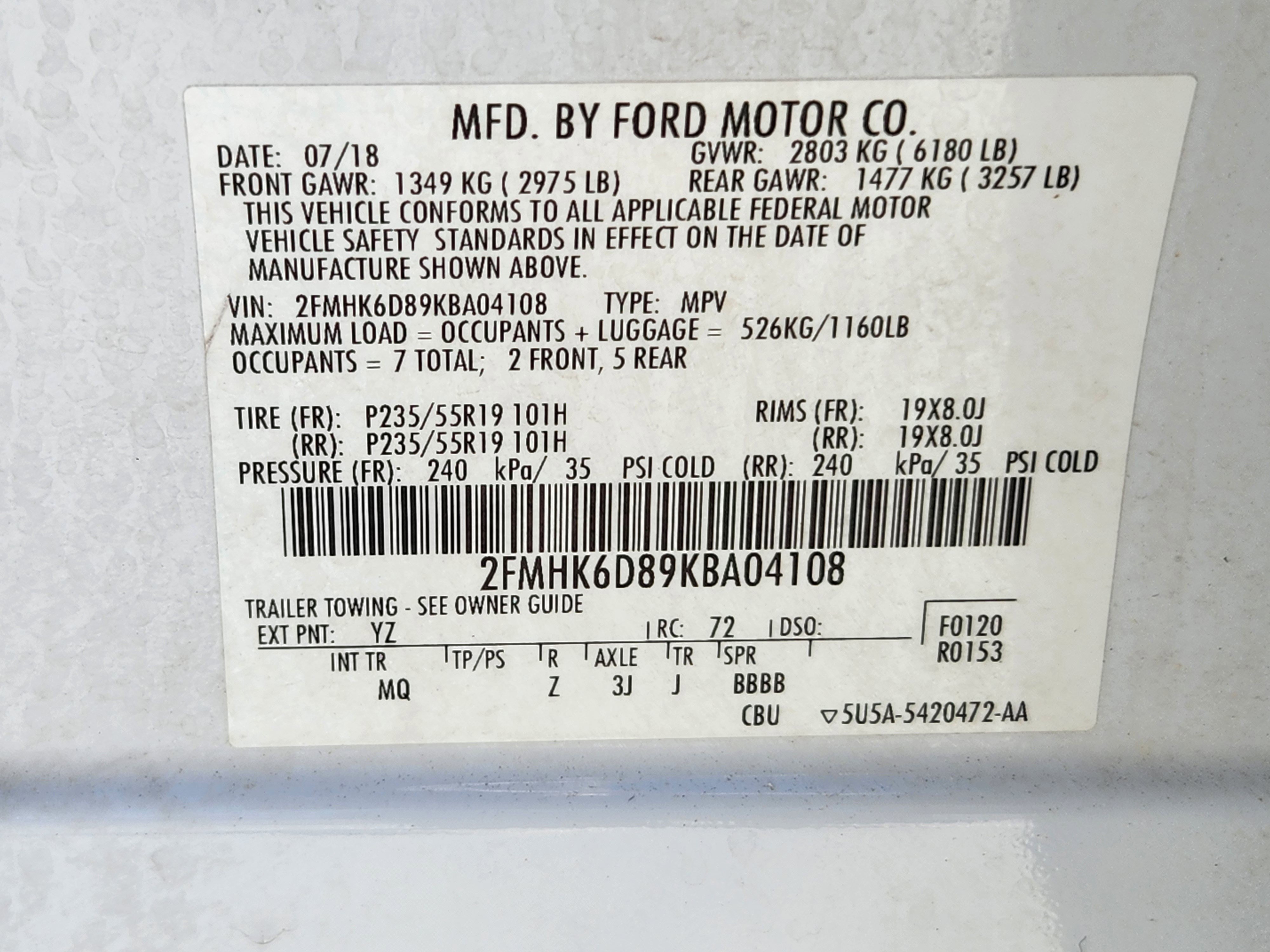 Used 2019 Ford Flex Limited image 29