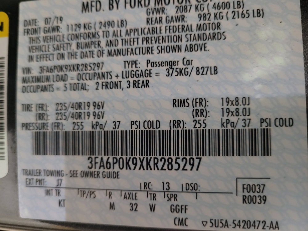 Used 2019 Ford Fusion Titanium image 33