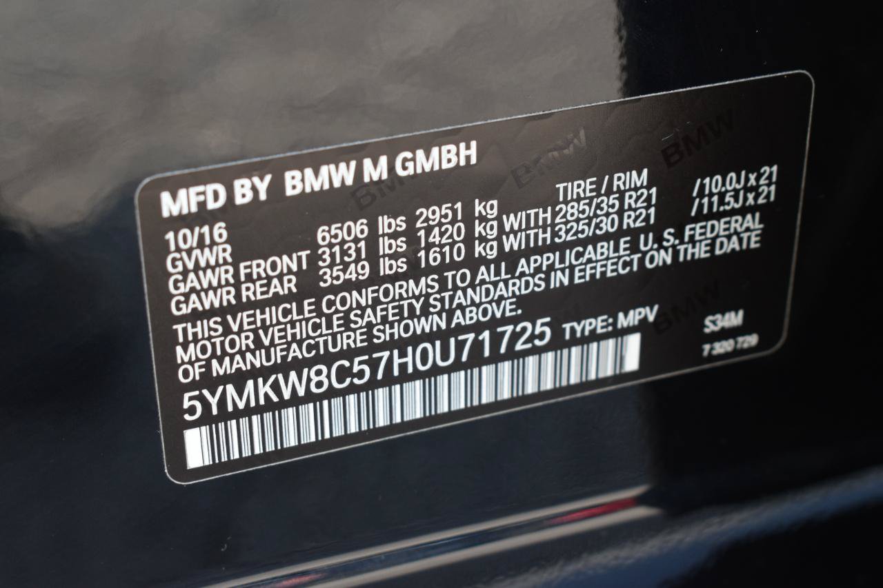 Used 2017 BMW X6 M AWD/4WD image 48