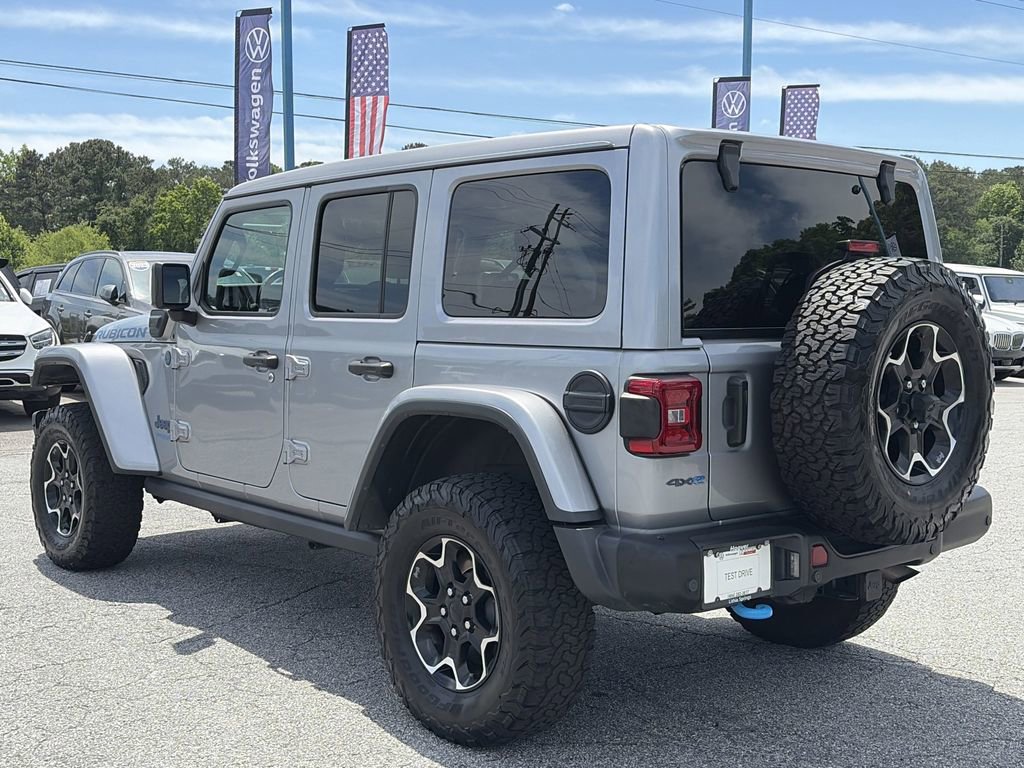 Used 2021 Jeep Wrangler Unlimited Rubicon 4xe w/ Steel Bumper Group AWD/4WD image 4