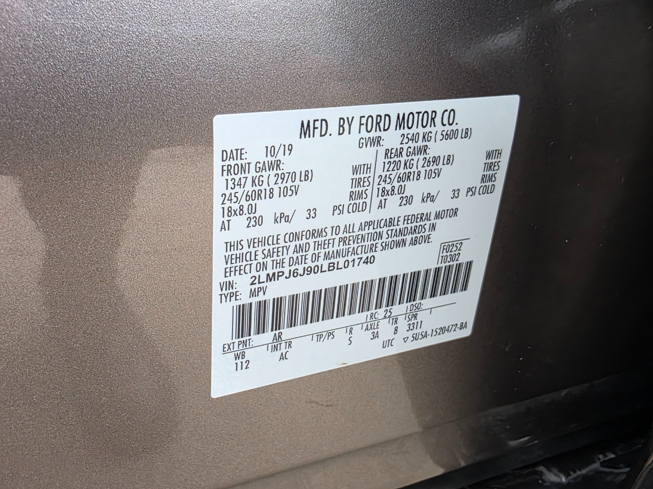 Used 2020 Lincoln Nautilus FWD w/ Equipment Group 101A image 30