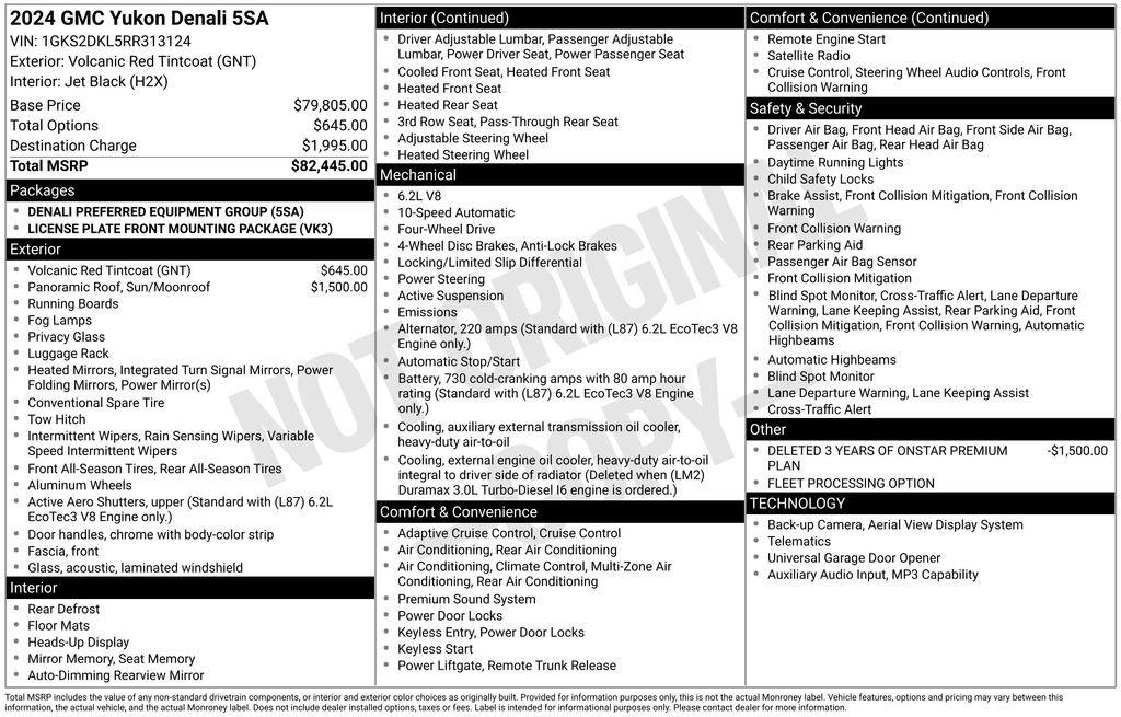 Used 2024 GMC Yukon Denali AWD/4WD image 10
