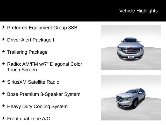 Certified 2017 GMC Acadia SLE w/ Driver Alert Package I AWD/4WD image 11