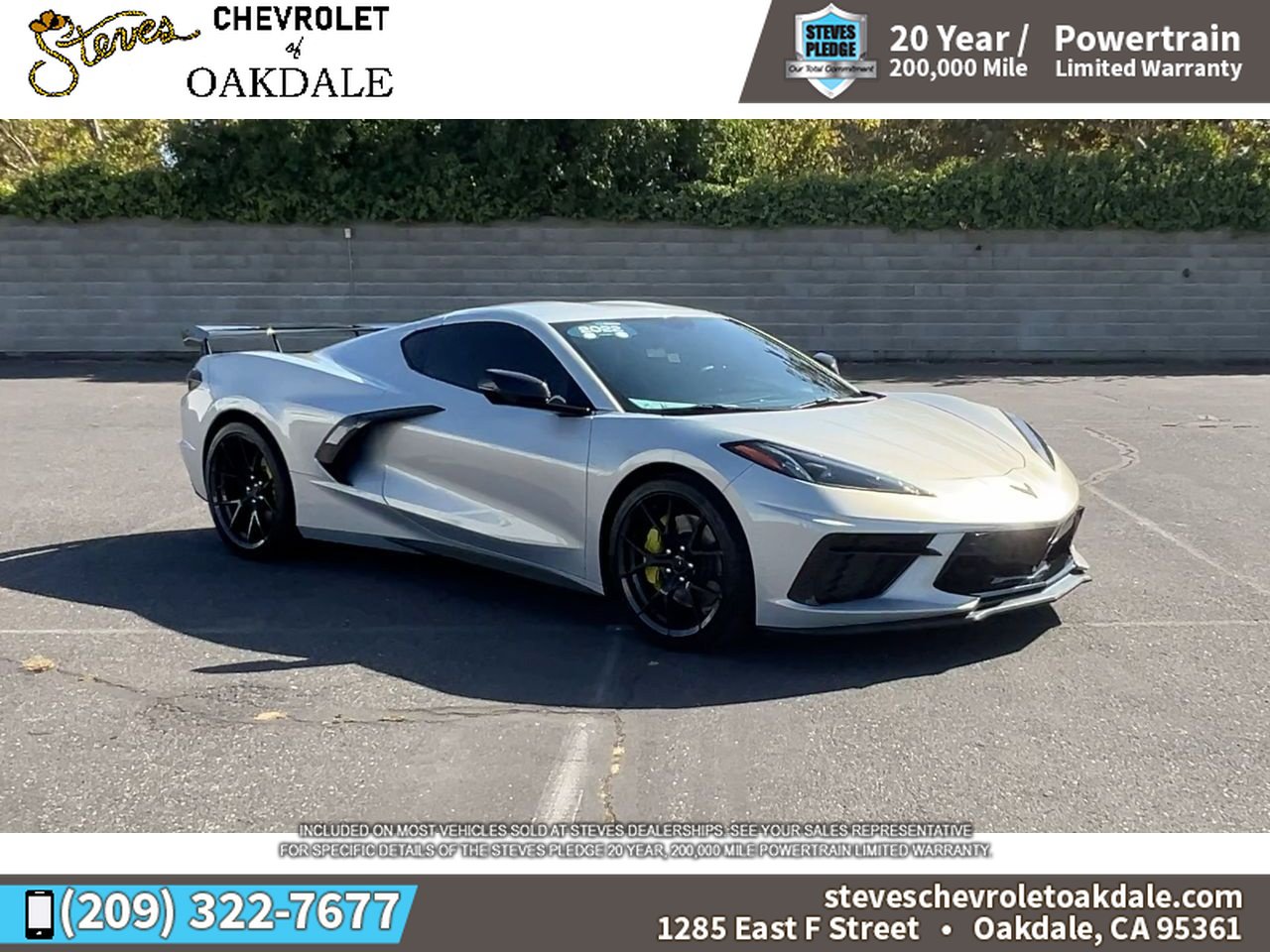 Certified 2022 Chevrolet Corvette Stingray Premium Cpe w/ Z51 Performance Package RWD image 2