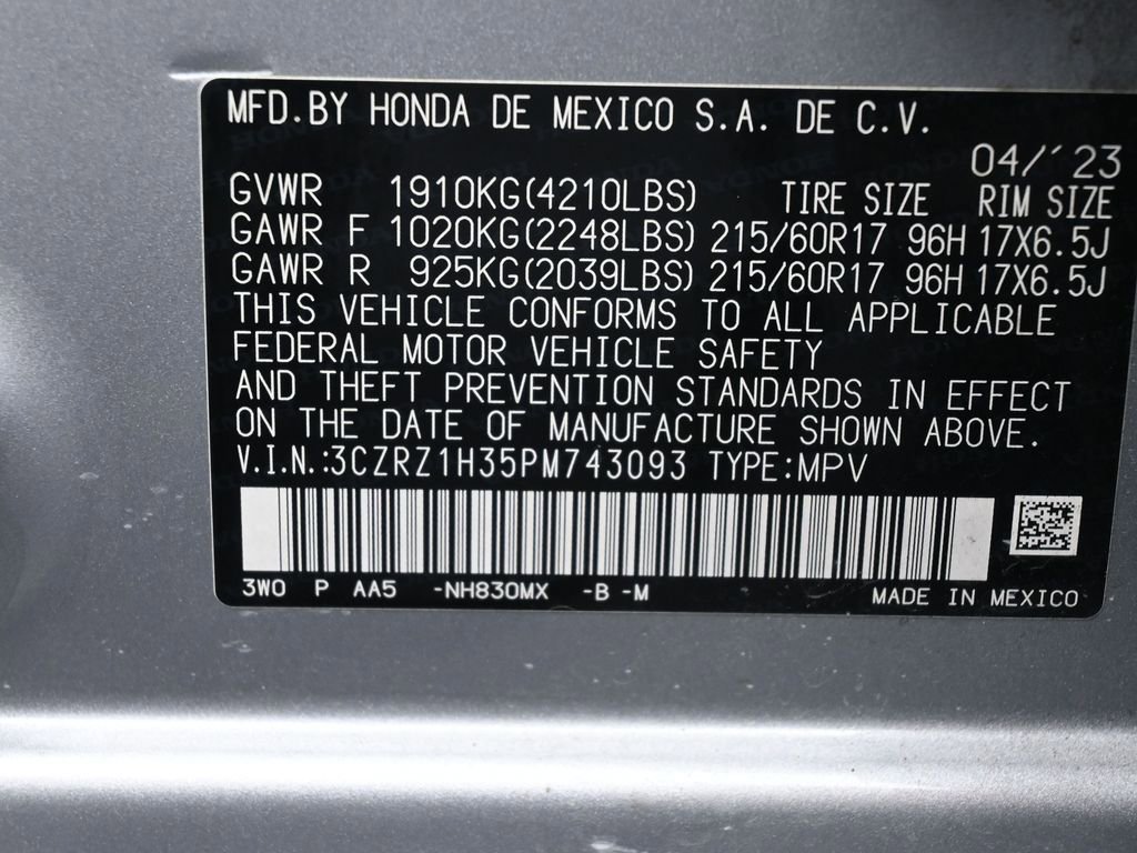 Used 2023 Honda HR-V LX image 17