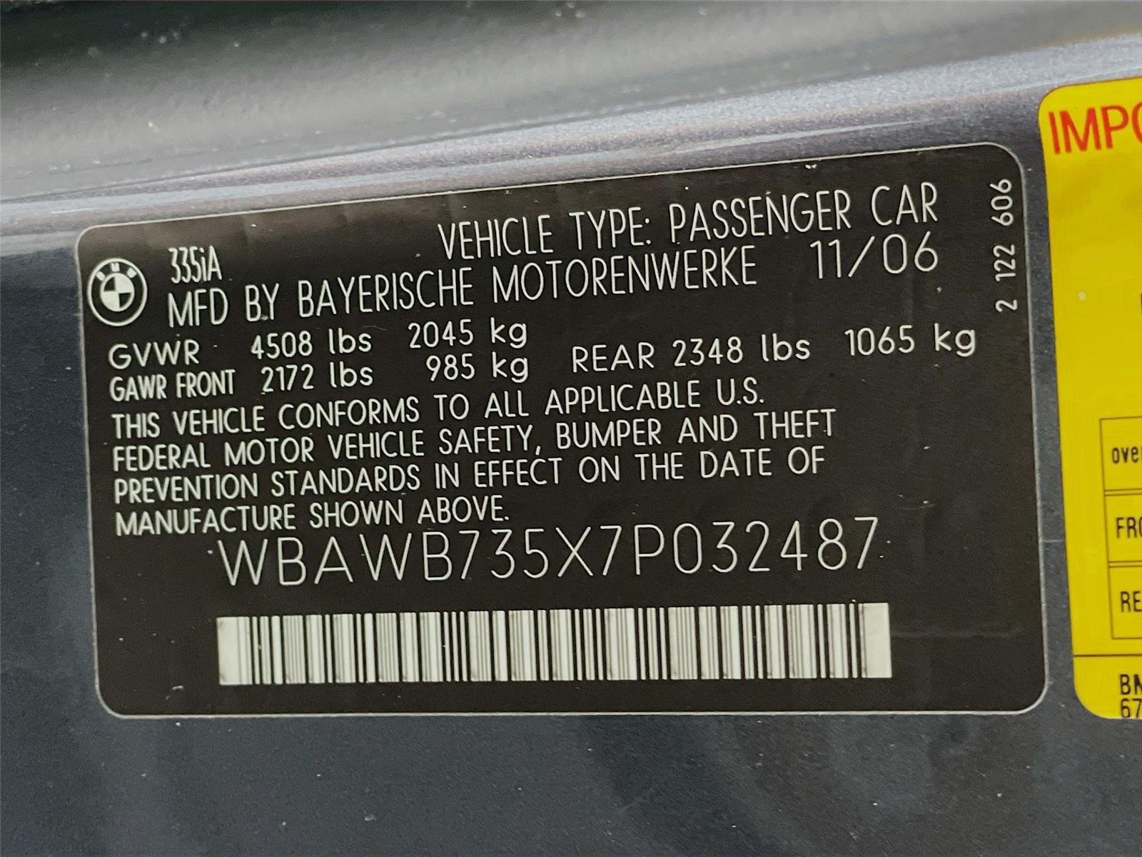 Used 2007 BMW 335i Coupe RWD image 28