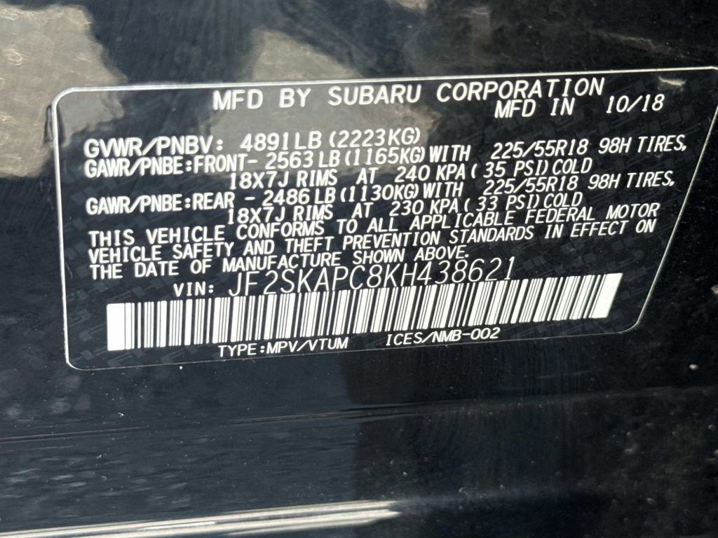 Used 2019 Subaru Forester Sport w/ Popular Package #2 AWD/4WD image 30