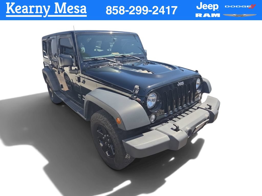 Used 2016 Jeep Wrangler Unlimited Sport w/ Quick Order Package 24S AWD/4WD image 1