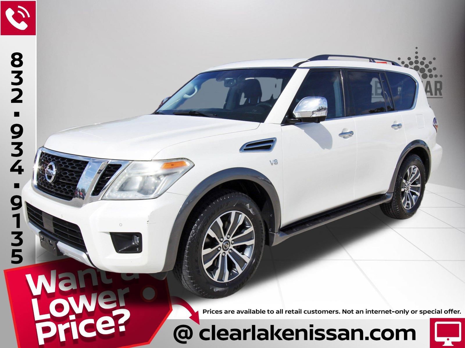 Used 2017 Nissan Armada SL w/ Moonroof Package image 3