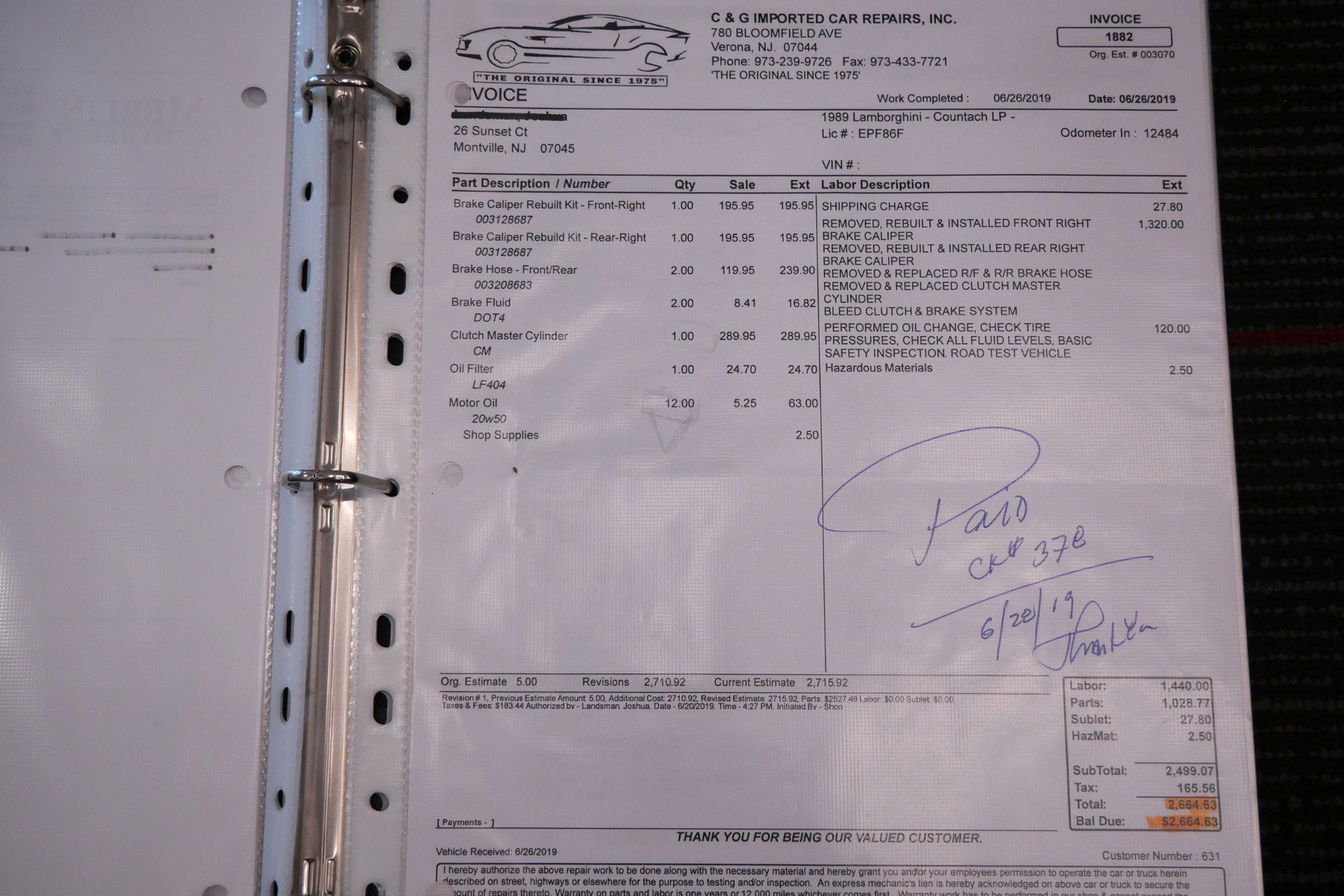 Used 1989 Lamborghini Countach Coupe RWD image 46