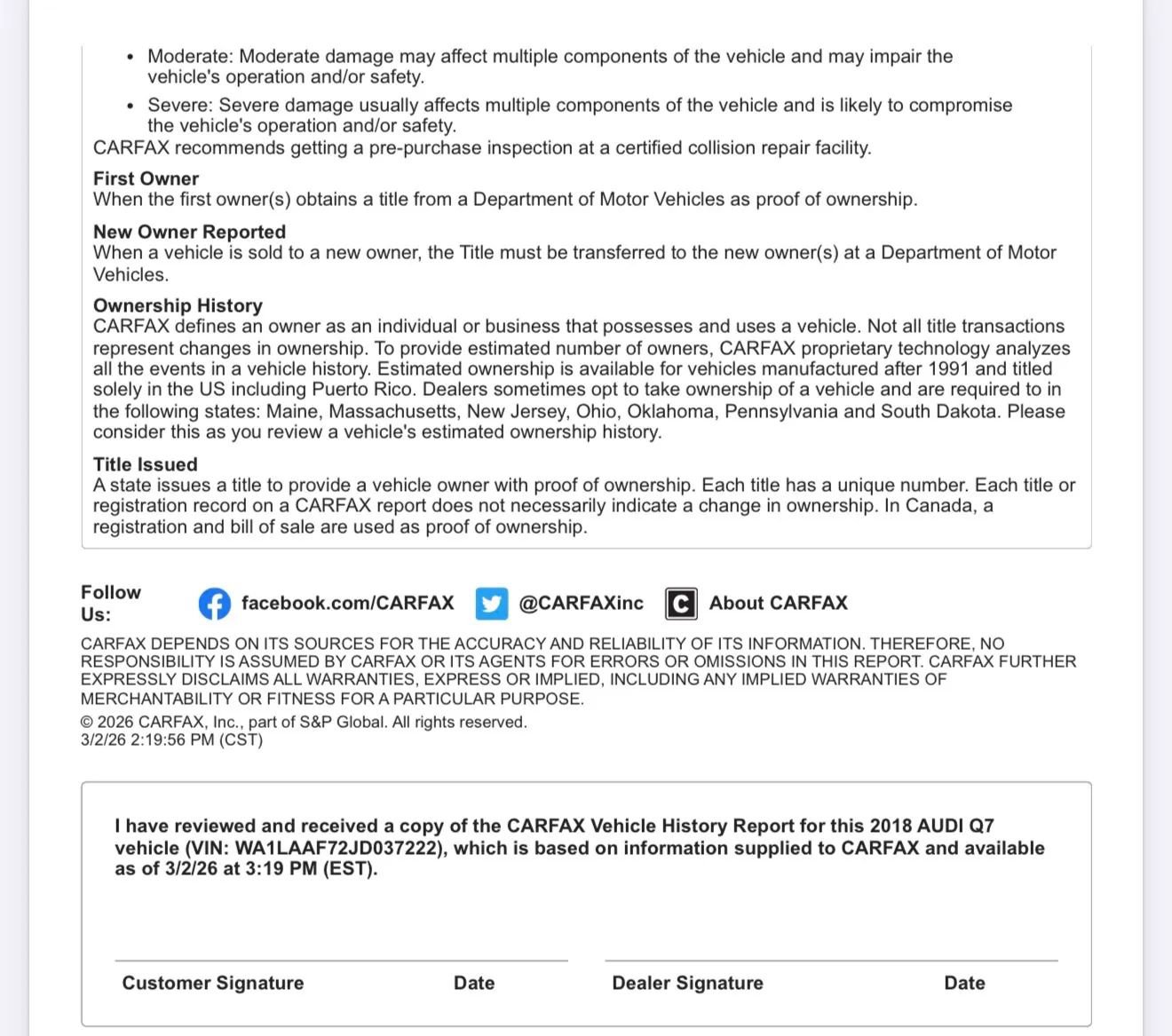 Used 2018 Audi Q7 3.0T Premium Plus w/ Premium Plus Package image 72