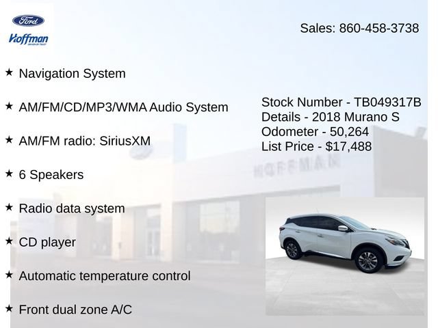 Used 2018 Nissan Murano S AWD/4WD image 5