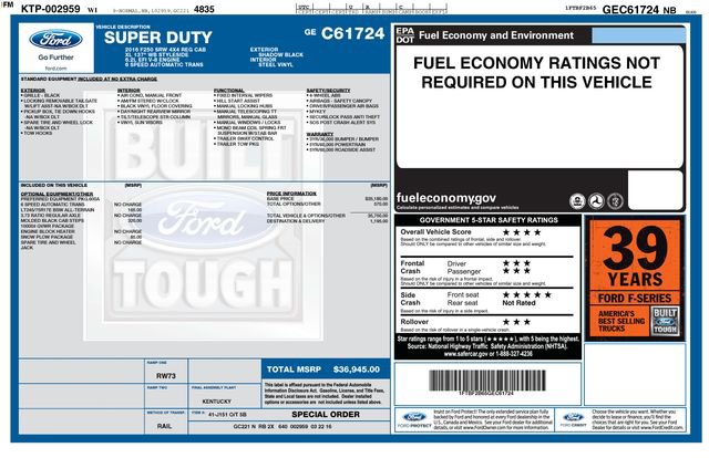 Used 2016 Ford F250 XL w/ Snow Plow Prep Package image 31