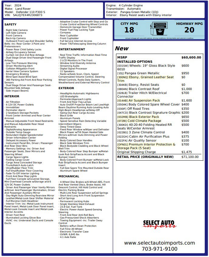 Used 2024 Land Rover Defender 110 S image 2