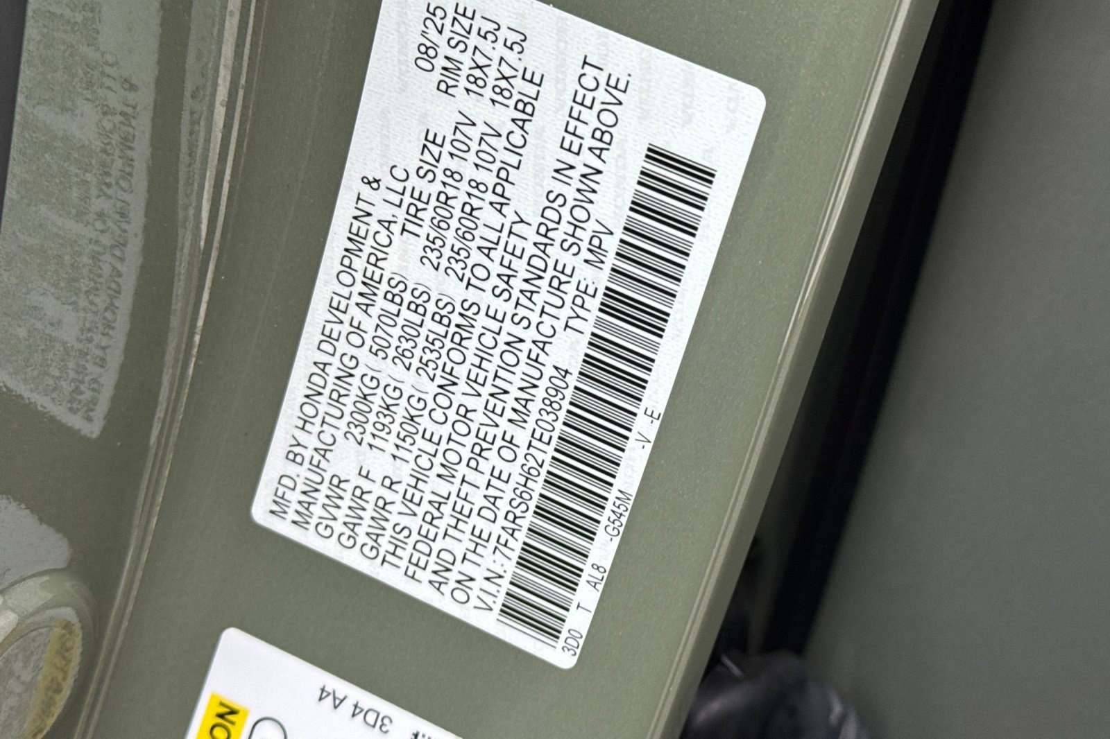 Certified 2026 Honda CR-V TrailSport image 25