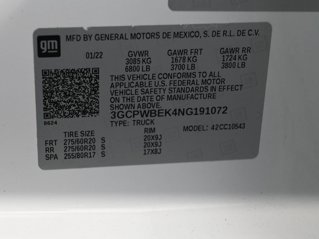 Used 2022 Chevrolet Silverado 1500 Custom w/ Safety Confidence Package image 18