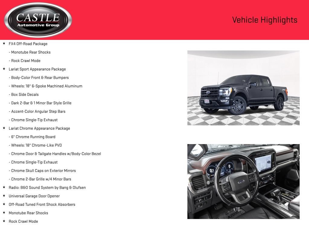 Used 2021 Ford F150 Lariat w/ Equipment Group 502A High AWD/4WD image 8