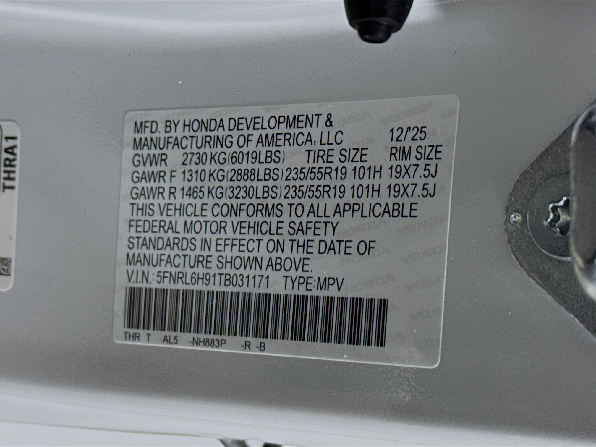 New 2026 Honda Odyssey Elite image 42