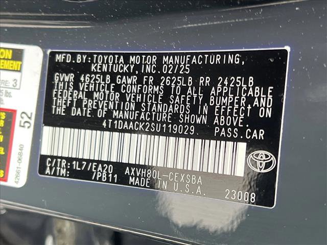 Certified 2025 Toyota Camry SE FWD image 25
