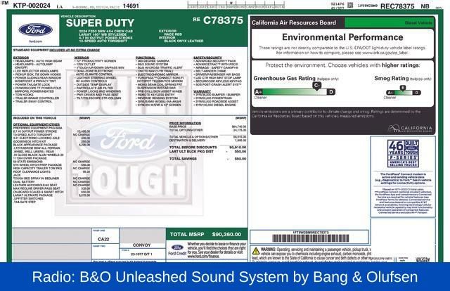 Used 2024 Ford F250 Lariat w/ Lariat Ultimate Package image 5