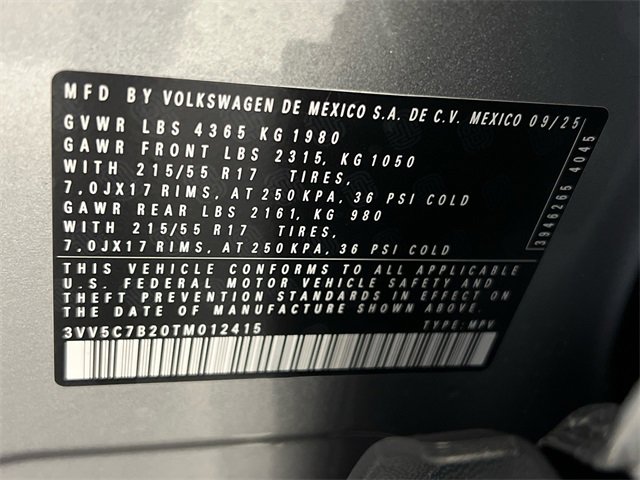 New 2026 Volkswagen Taos S image 19