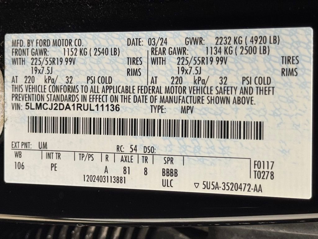 Used 2024 Lincoln Corsair Reserve w/ Equipment Group 201A AWD/4WD image 34