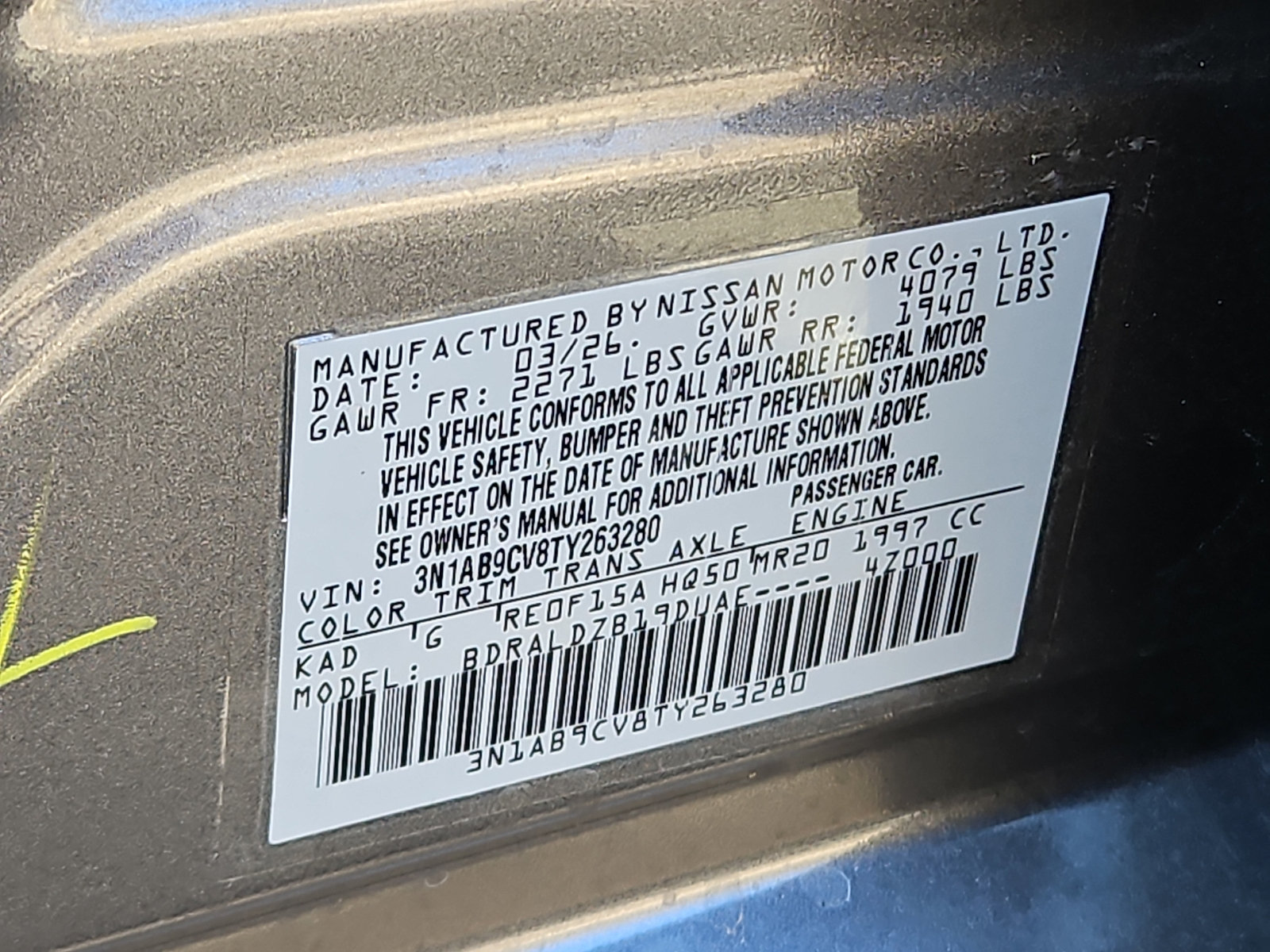 New 2026 Nissan Sentra SV w/ SV Convenience Package FWD image 20