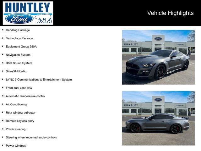 Used 2021 Ford Mustang Shelby GT500 w/ Technology Package image 2