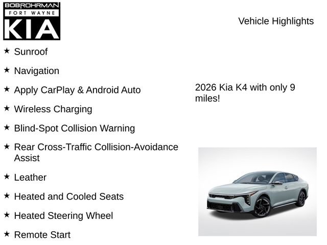 New 2026 Kia K4 EX FWD image 7