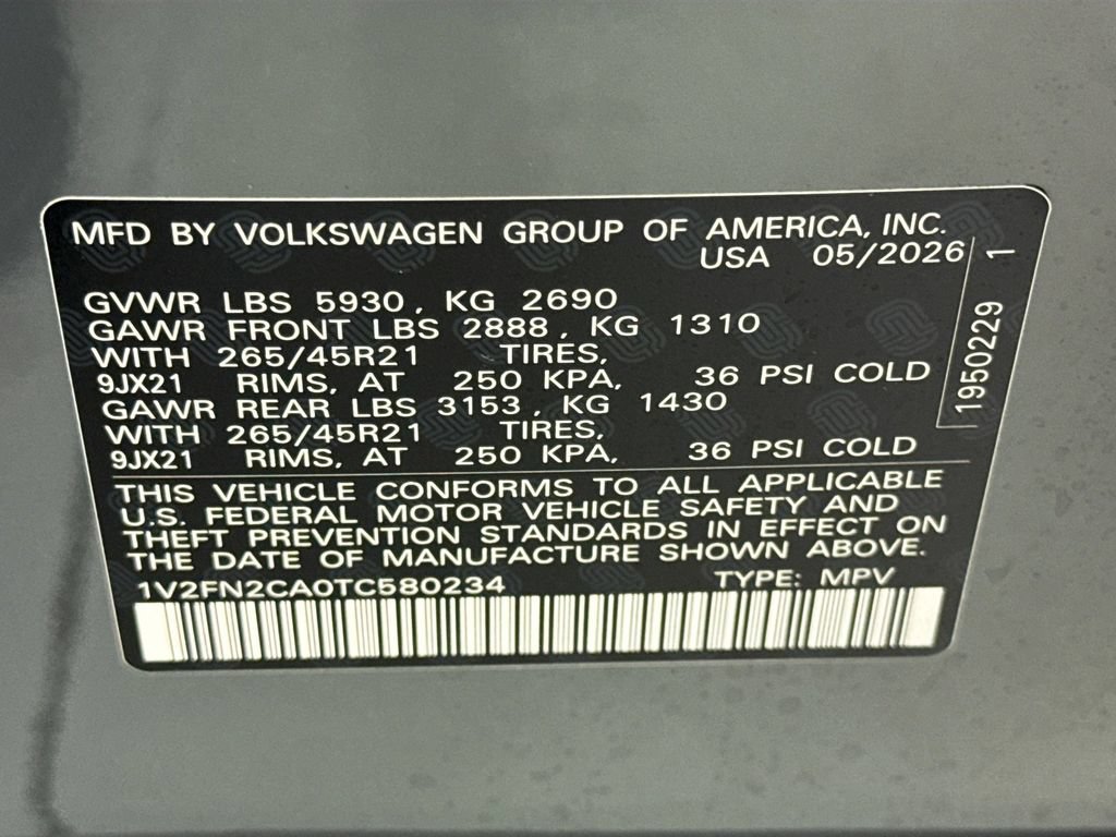 New 2026 Volkswagen Atlas SEL Premium R-Line AWD/4WD image 34